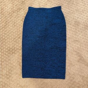 Diane Von Furstenberg Vibrant Blue Pencil Skirt